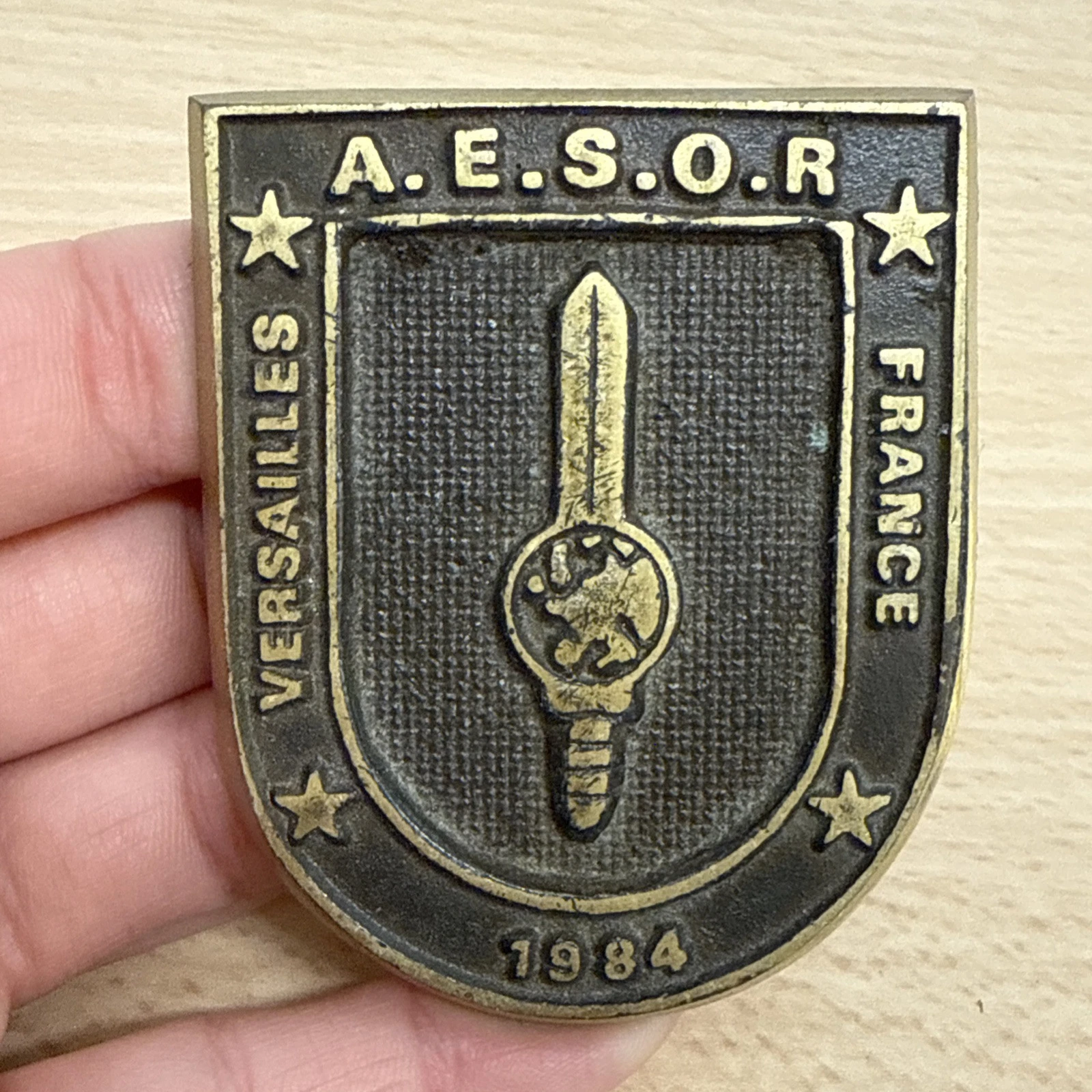 Médaille A.E.S.O.R Association Européenne Des Sous Officiers De Réserve 1984