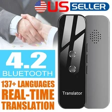 ​New Smart Translator Device w/Offline Mode 137 Languages Long Battery Portable​