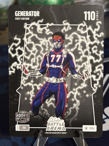 2026 Bo Jackson Battle Arena Generator Steel First Edition VJ Edgecombe #150