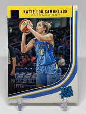 Katie Lou Samuelson 2019 Donruss WNBA #98 Rated Rookie RC Purple Press Proof /99