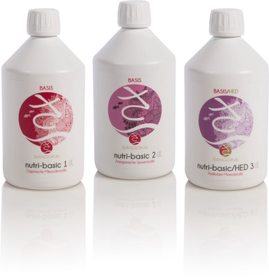 Sangokai nutri-HED SPS 1, 2 und 3 Bundle je 250 ml
