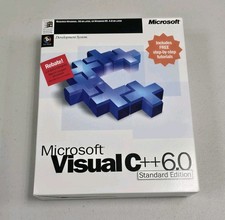 Microsoft Visual C  6.0 Standard Edition w/ Key Full Version
