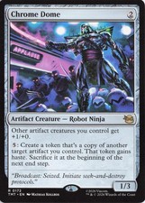 Chrome Dome 0172 Teenage Mutant Ninja Turtles TMT Rare Magic: The Gathering NM