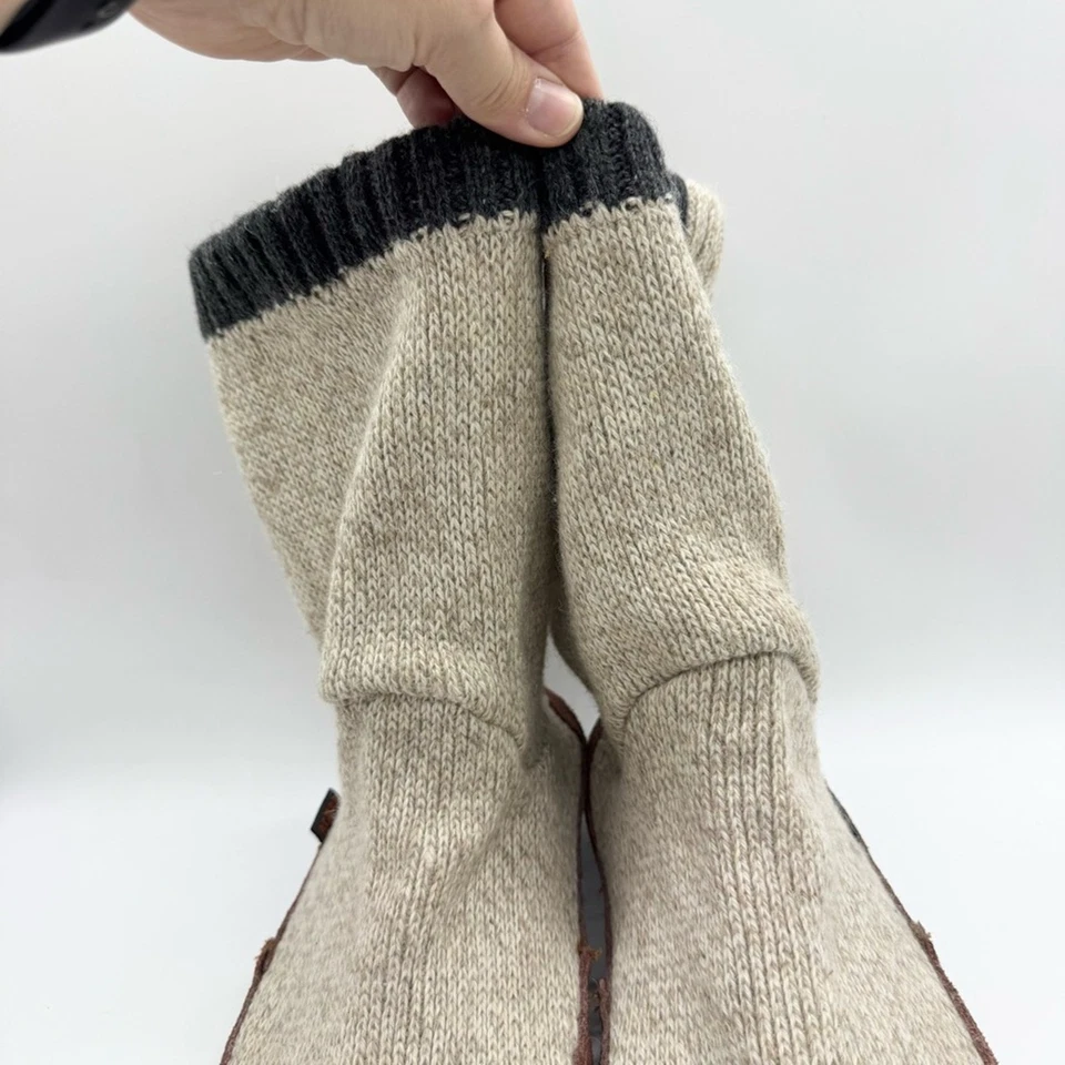 Calcetines de lana Acorn The Astronaut's en beige tostado jaspeado talla M (9-10) Foto 4 de 4