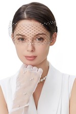 Women's Fascinator Headband - Vintage Tea Party Fascinator Veil