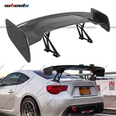 57'' GT Style Rear Trunk Spoiler Wing For Chevrolet Cruze 2010-2019 Carbon Look