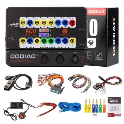 GODIAG GT100 PLUS GPT ENET DOIP AUTO TOOLS OBD2 Break Out Box E-CU Connector US