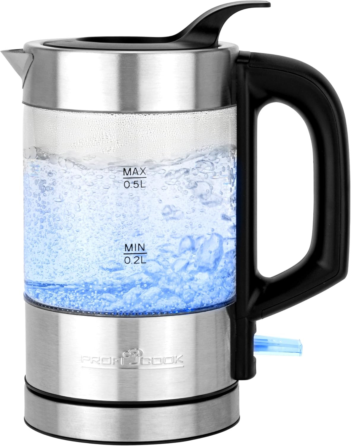 Bollitore da Viaggio ProfiCook 0,5L - Acciaio Inox e Design Compatto
