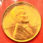 1947-D Lincoln Wheat Cent Penny GEM RED BU From an Original Bank Roll