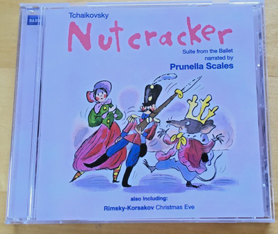 AUDIO BOOK Nutcracker Tchaikovsky narrated by Prunella Scales on 1 x CD NAXOS