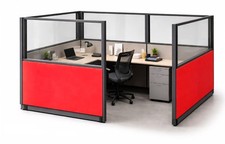 Evolve Office Workstation   4-Panel Cubicle S...
