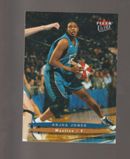 asjha jones 2003 ultra wnba base,uconn,fab4,piscataway nj,washington mystics #89