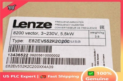 E82EV552_2C200 NEW LENZE Frequency Inverter 8200 Vector 5.5kW E82EV552K2C200