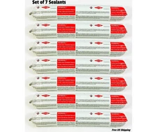 Dow Dowsil Contractors Paintable Sealant Anodized Aluminum 20oz Set of 7