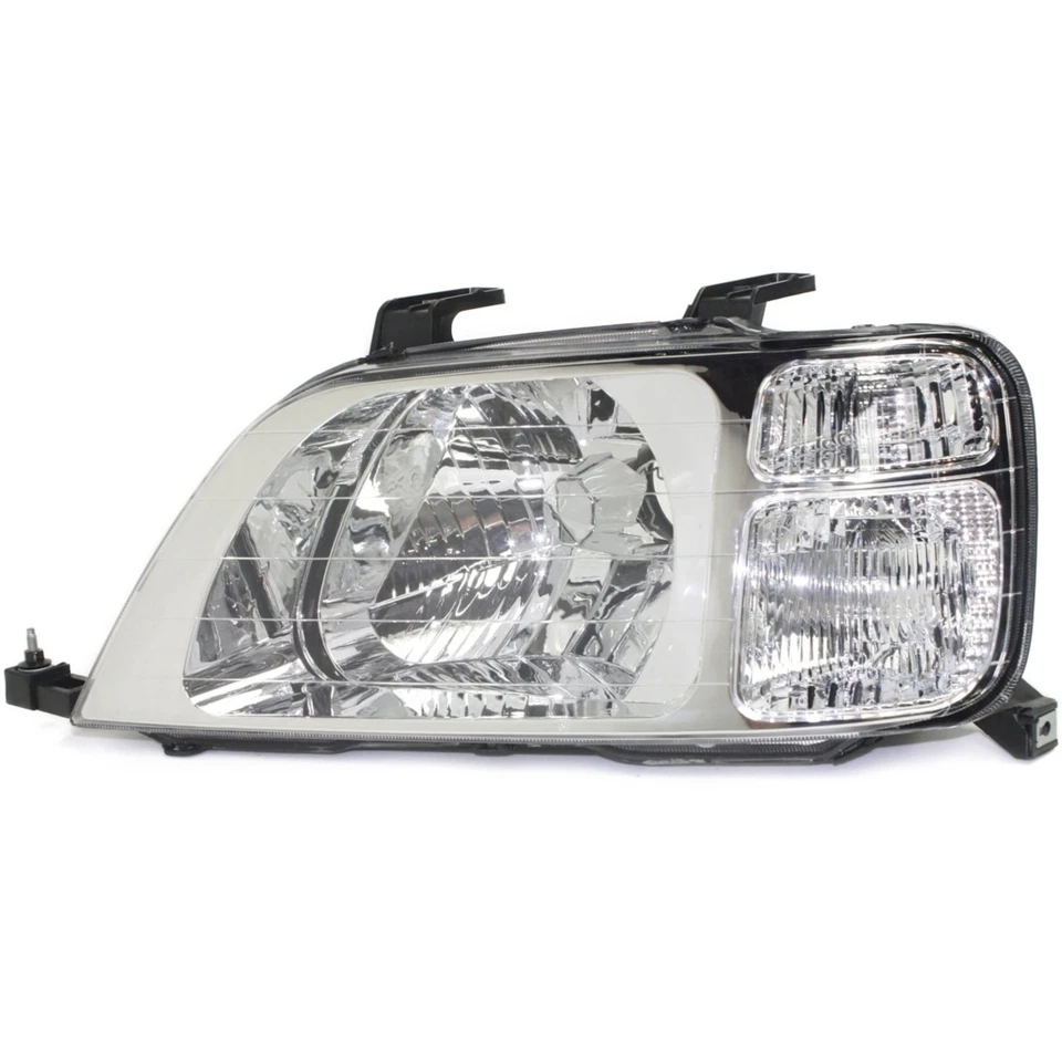 Driver and Passenger Side Headlights For Honda CR-V 1997-2001 Halogen EX LX SE Foto 2 de 4