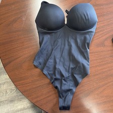Skims Onyx Body Super Push Up Thong Bodysuit Size S/P/CH