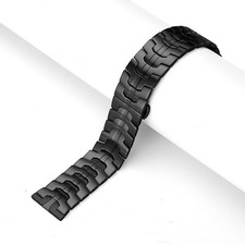 Quality Solid Stainless Steel Watch Strap Men's Fashion Metal Bracelet 20mm 22mm