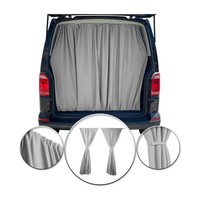 Maß Gardinen Sonnenschutz FüR Citroen Jumper H3 Heckklappe VorhäNge Grau