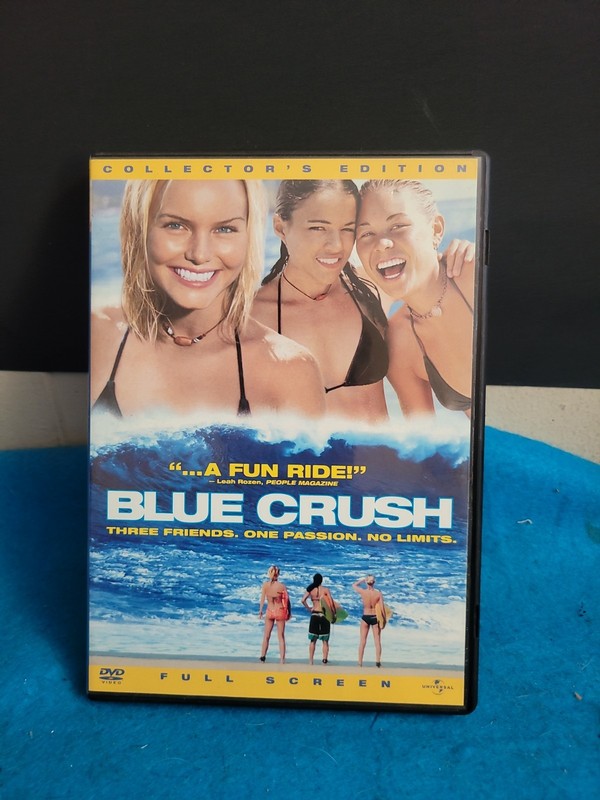 Blue Crush Movie DVD 2002 Surfing Teen Drama Romance Sports Adventure Y2K