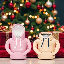 Puffin Drinkwear The Hoodie Insulated Beverage Holder The Beer Can Cover Sleeve