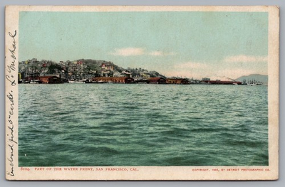 #ad Part Of The Water Front San Francisco CA UDB Postcard TS 239 $2.30