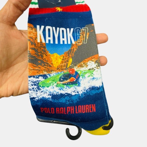Polo Ralph Lauren Big Water Kayak Ride Racing Crew Socks - Picture 4 of 4