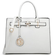 Dasein Off White Convertible Handbag New With Tags