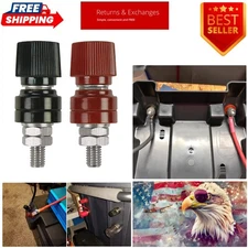 M8 Remote Battery Terminals: 200A Brass 12V Jumper Post for Safe Relocation