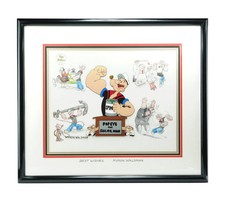 I Yam What I Yam Popeye The Sailor Man Limited Edition Cel by Myron Waldman I Yam What I Yam Popeye The Sailor Man Limited Edition Cel by Myron Waldman