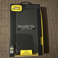 OtterBox STRADA VIA Series FOLIO for Samsung Galaxy S20 Ultra - Black / 77-64236