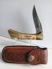 Case XX Folding Pocket Knife Stag 5158-LSSP Mako 1981 with Original Sheath READ