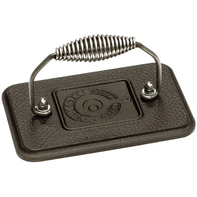 Lodge 6.75 Inch x 4.5 Inch Cast Iron Grill Press