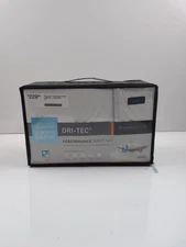 Bedgear Performance Bedding Dri-Tec  King Sheet Set White New