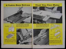 6 TABLE SAW JIGS Miter-Taper-Tenon HowTo Build PLANS
