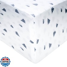 Copper Pearl Premium Knit Crib Sheets for Boys and Girls: Breathable and Soft