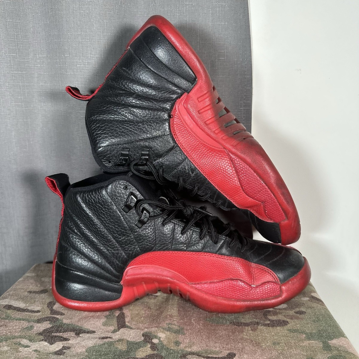 Nike Air Jordan 12 XII Retro “Flu Game” Black Red | Men's Size