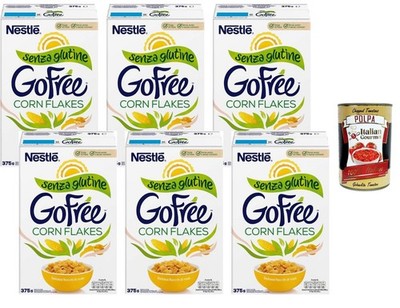 NESTLÉ GoFree Corn Flakes 6x375g Glutenfrei Frühstück & Snacks +Polpa