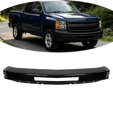 Front Bumper Face Bar W Air Intake Holes For Chevy Silverado 1500 2007-13 Black