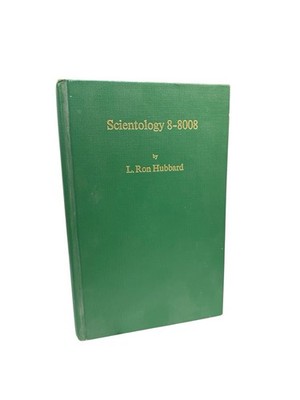 L Ron Hubbard Books Scientology 8-8008 Pub 1975 Vintage '70s Forbidden Book
