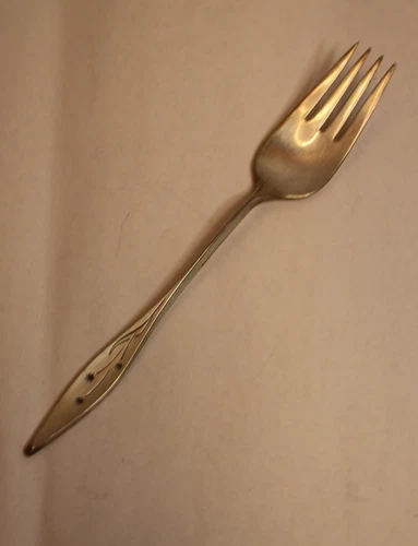star by Reed and Barton Sterling Silver 7.25 " fork MCM 1960's also matches lark