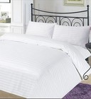 Satin Stripes Duvet Cover Set Egyptian Cotton 400TC Single Double King SuperKing