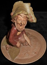 1984 Tom Clark ANAHEIM FIGURINE Gnome w/Leaf Hat MADE IN USA