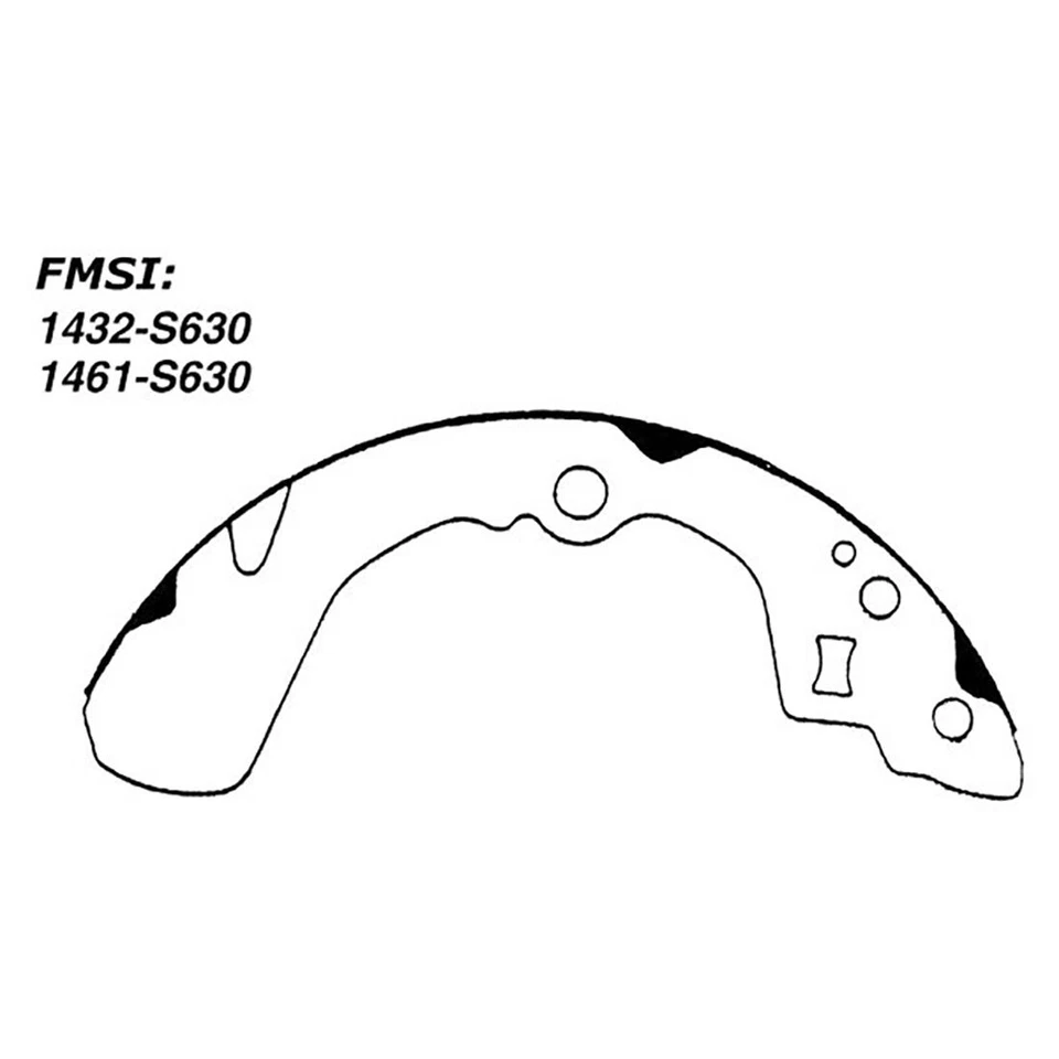 Juego de 2 pastillas de freno y zapatas de freno de cerámica delanteras + traseras centradas para Suzuki Esteem Foto 3 de 4