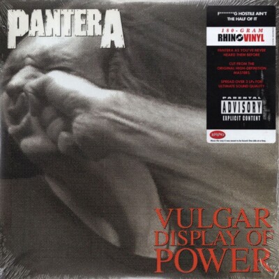 PANTERA - Vulgar Display Of Power 2 x LP 180 Gram Black Vinyl