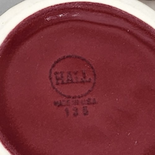 Vintage Hall China Single Serve rot/rotbraun Teekanne, Restaurantgeschirr, gemarkt 135 - Bild 7 von 9