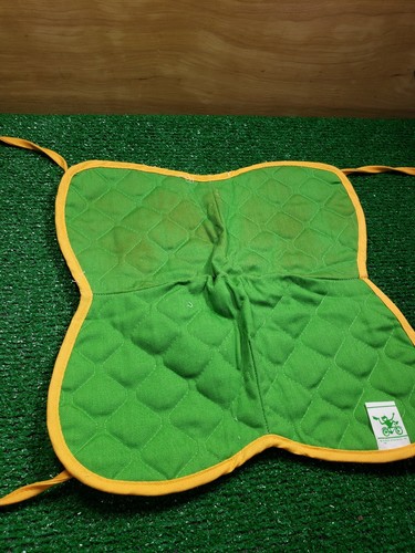 1980 Henson associates Kermit the Frog Vintage Fabric Craft fruit basket green - Picture 8 of 8