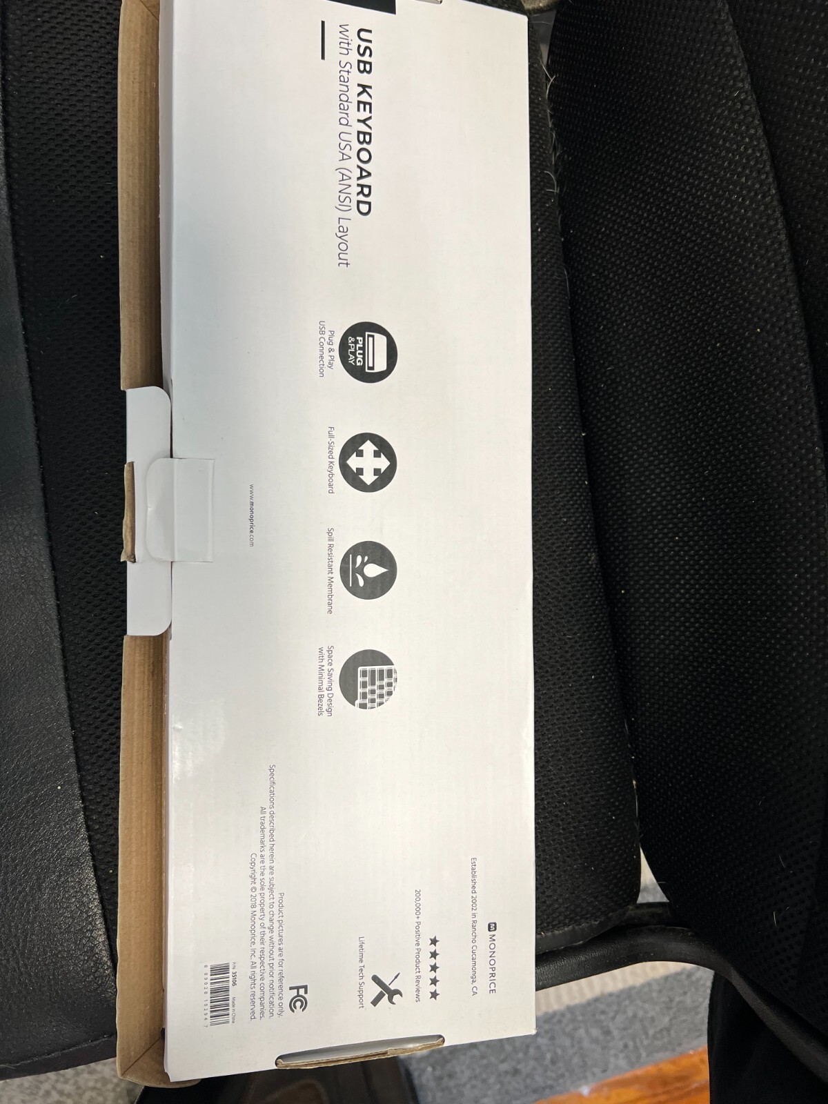 USB Keyboard - Black, Comfortable Key Action