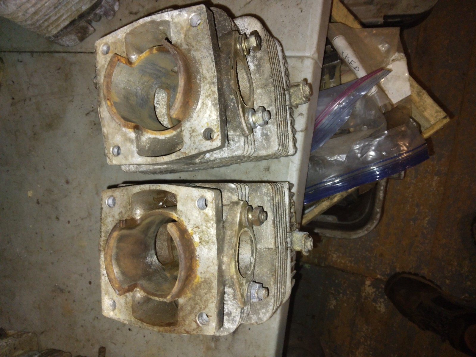 2 340 ccw snowmobile cylinders and heads 340E, 49030001 eBay