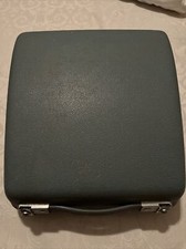 Vintage 1960s Remington Streamliner Portable Typewriter Hard Case Blue thumbnail
