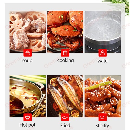 2200W Electric Induction Hob Portable Digital Touch Single Cooker Hot Plate - Foto 11 di 13